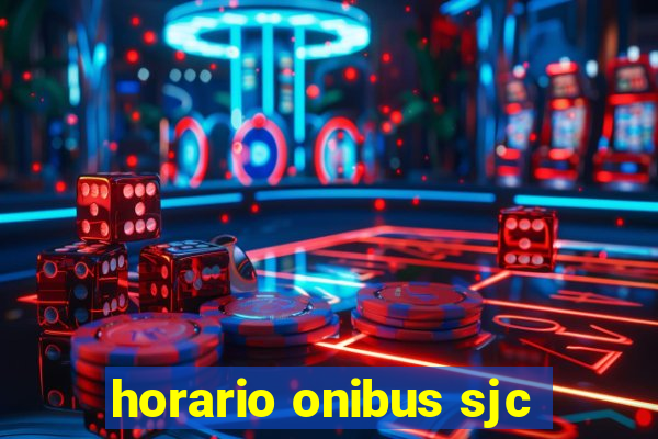 horario onibus sjc